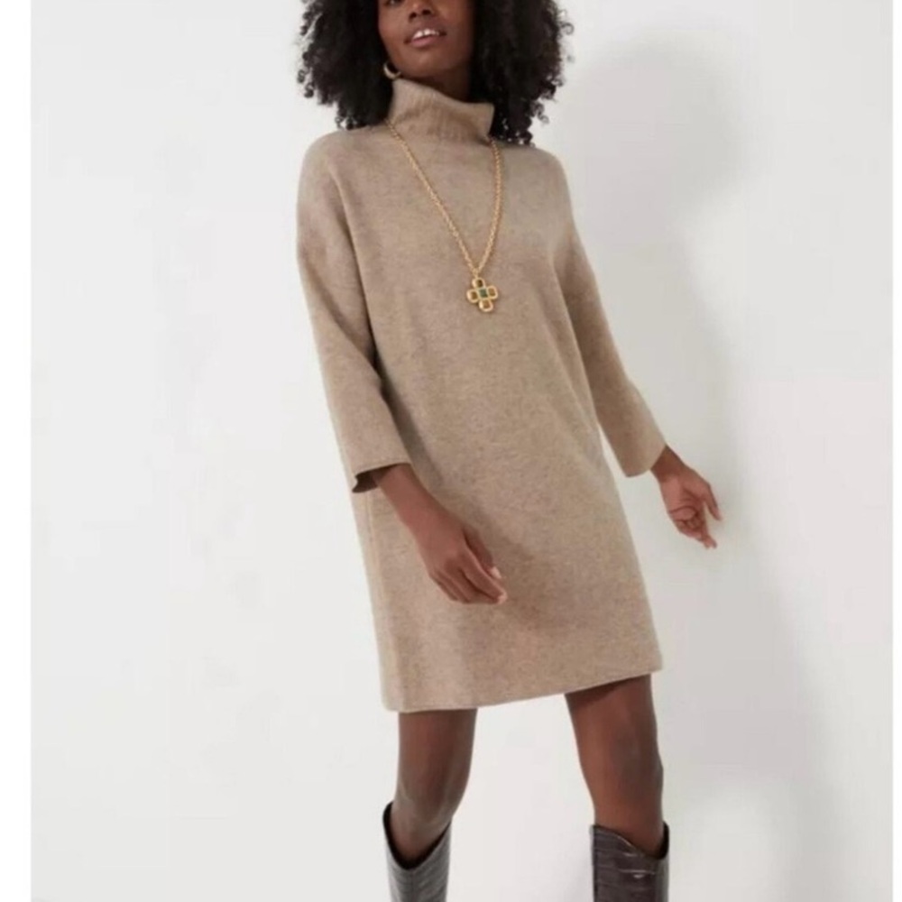 Cozy Turtleneck Sweater Dress